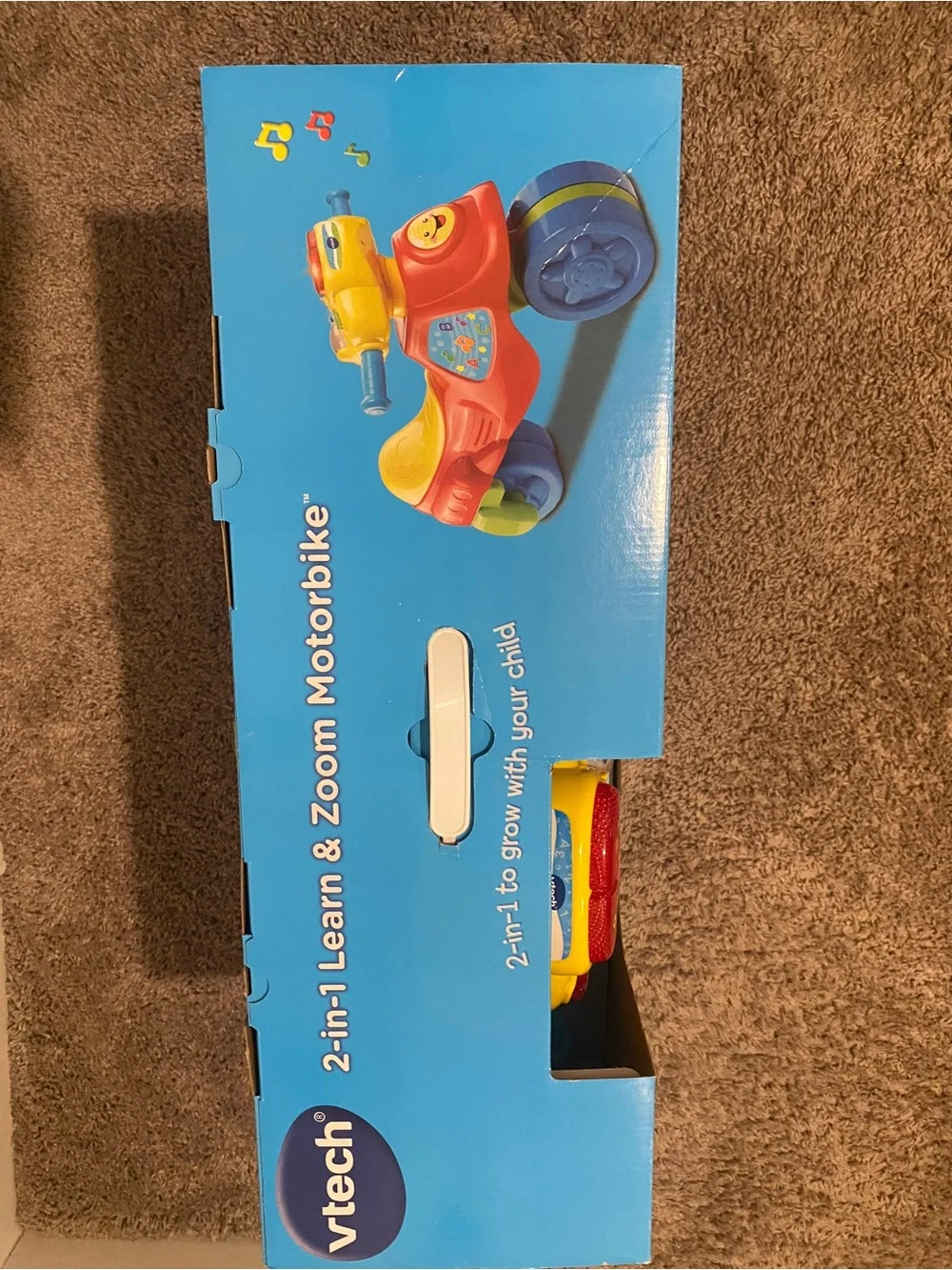 VTech 2-in-1 Learn & Zoom Motorbike – Yellow and Red